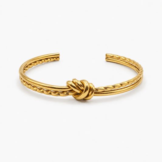 Braided Knot Cuff Bracelet