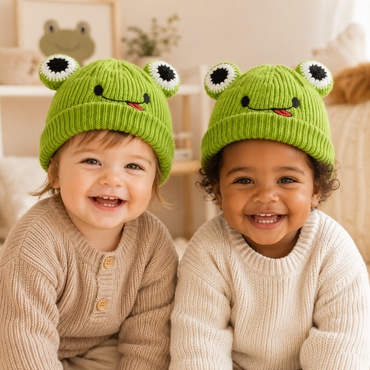 Little Frog Cozy Knit Hat