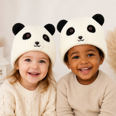 Little Panda Cozy Knit Hat