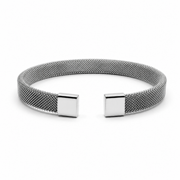 Modern Mesh Cuff Bracelet