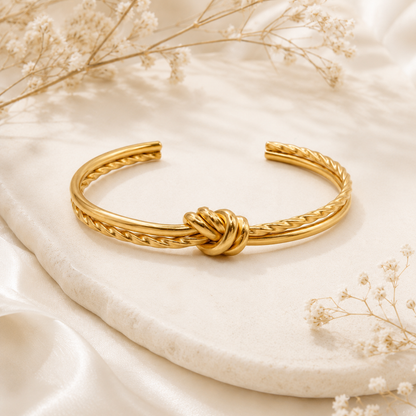 Braided Knot Cuff Bracelet