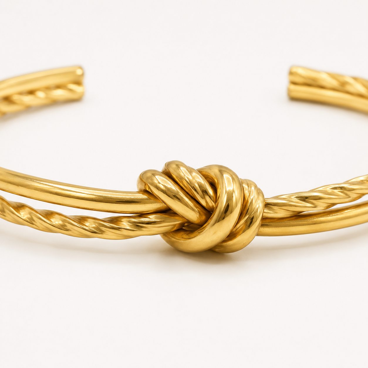 Braided Knot Cuff Bracelet