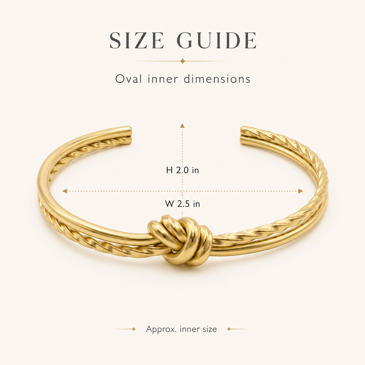 Braided Knot Cuff Bracelet