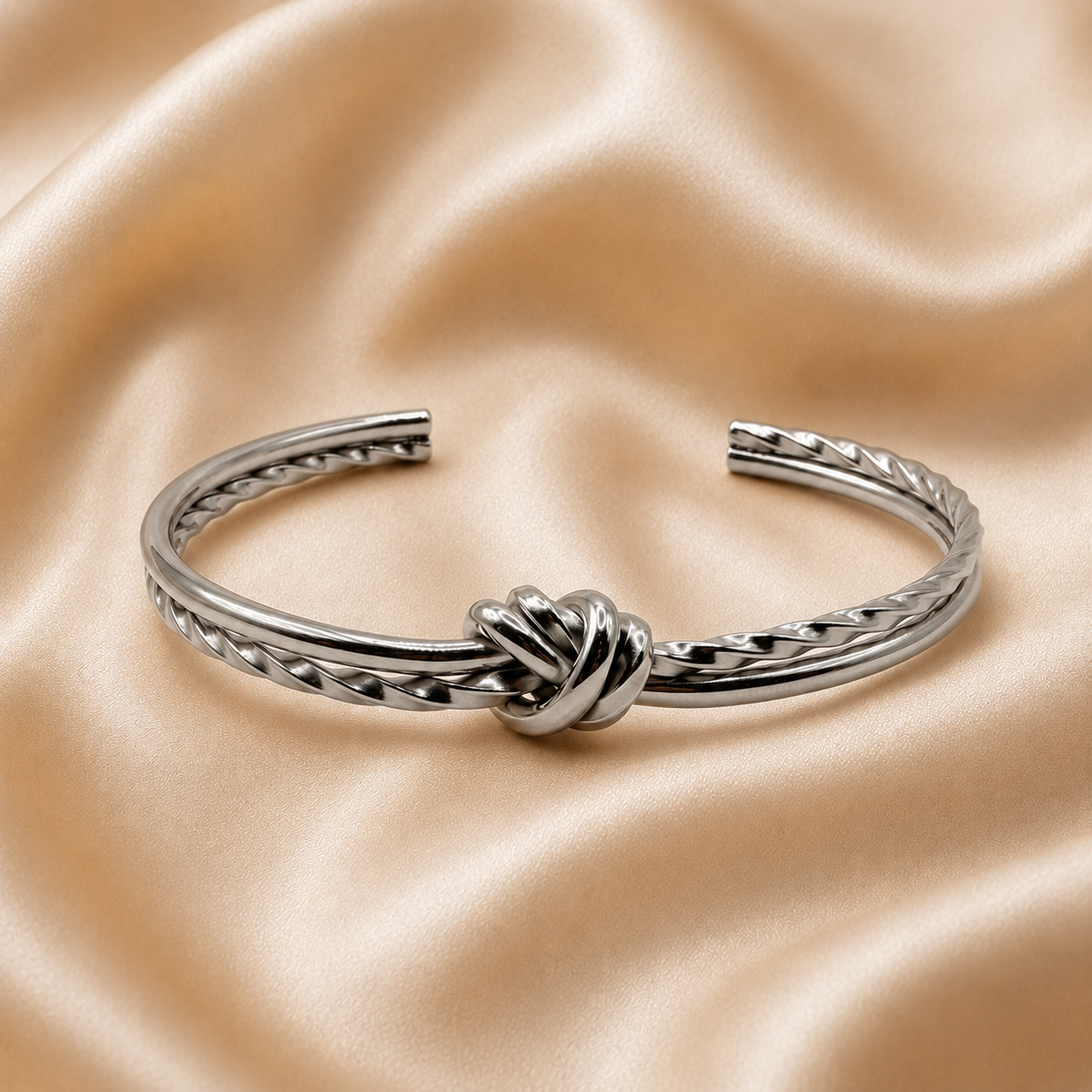 Braided Knot Cuff Bracelet