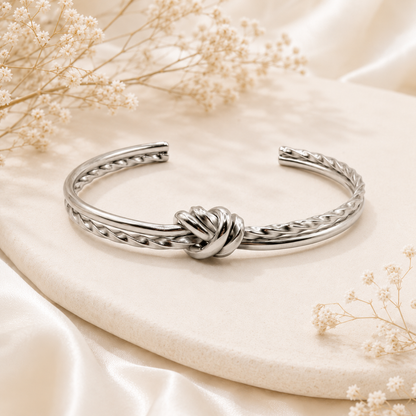 Braided Knot Cuff Bracelet