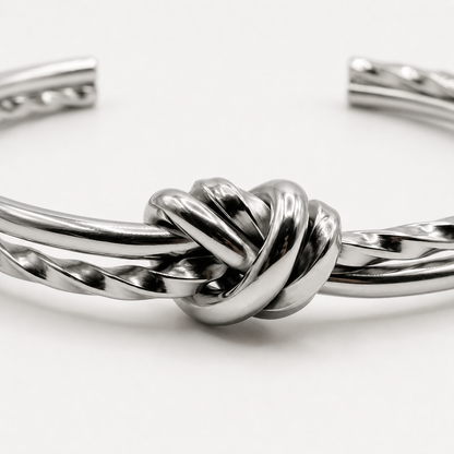 Braided Knot Cuff Bracelet