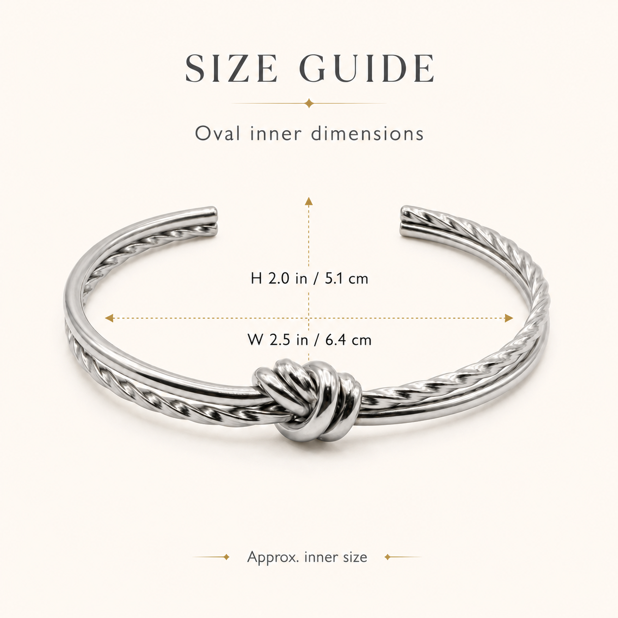 Braided Knot Cuff Bracelet