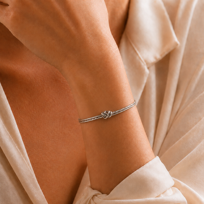 Braided Knot Cuff Bracelet