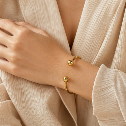 Classic Sphere Cuff Bracelet