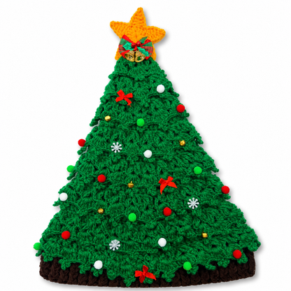 Handmade X’Mas Tree Crochet Hat