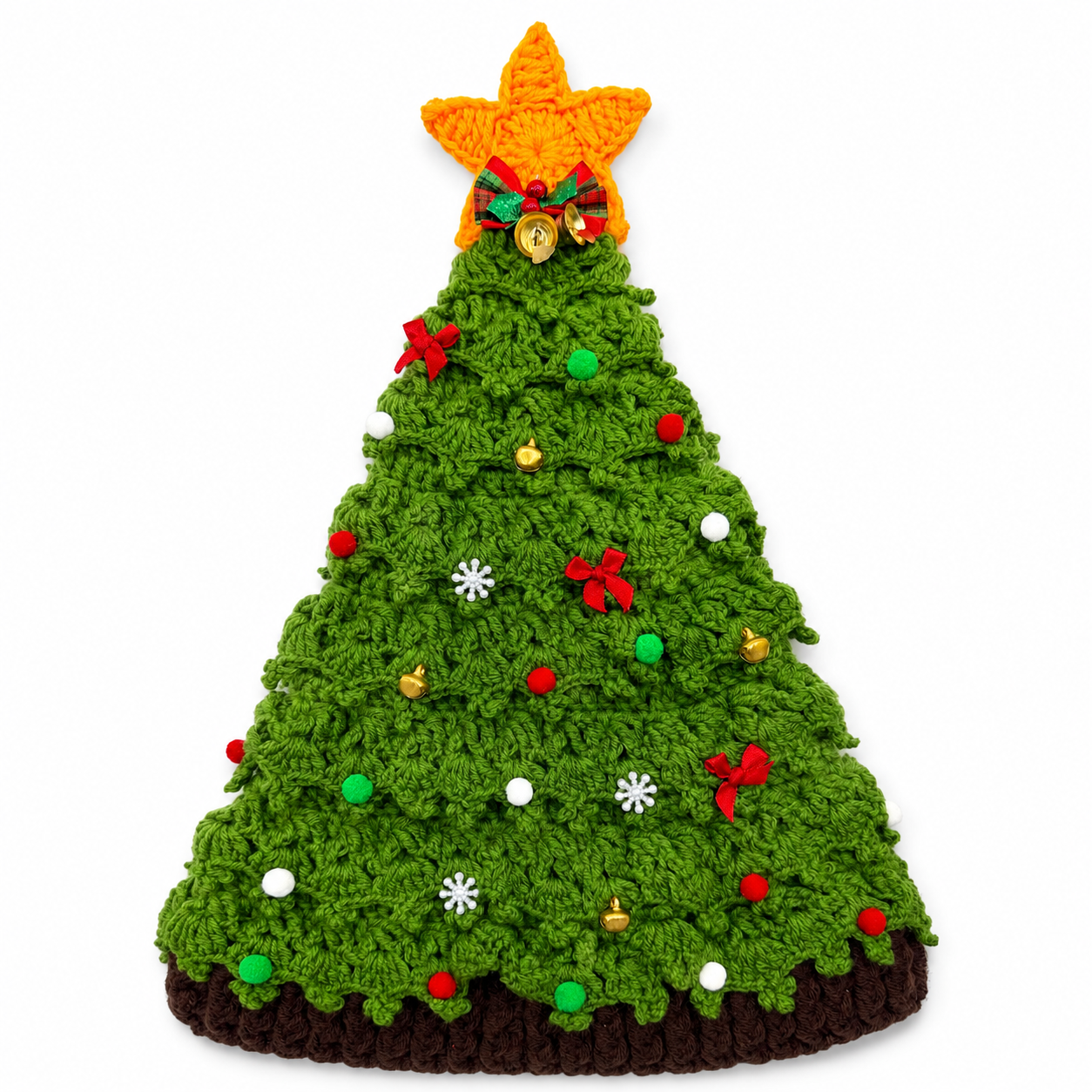 Handmade X’Mas Tree Crochet Hat