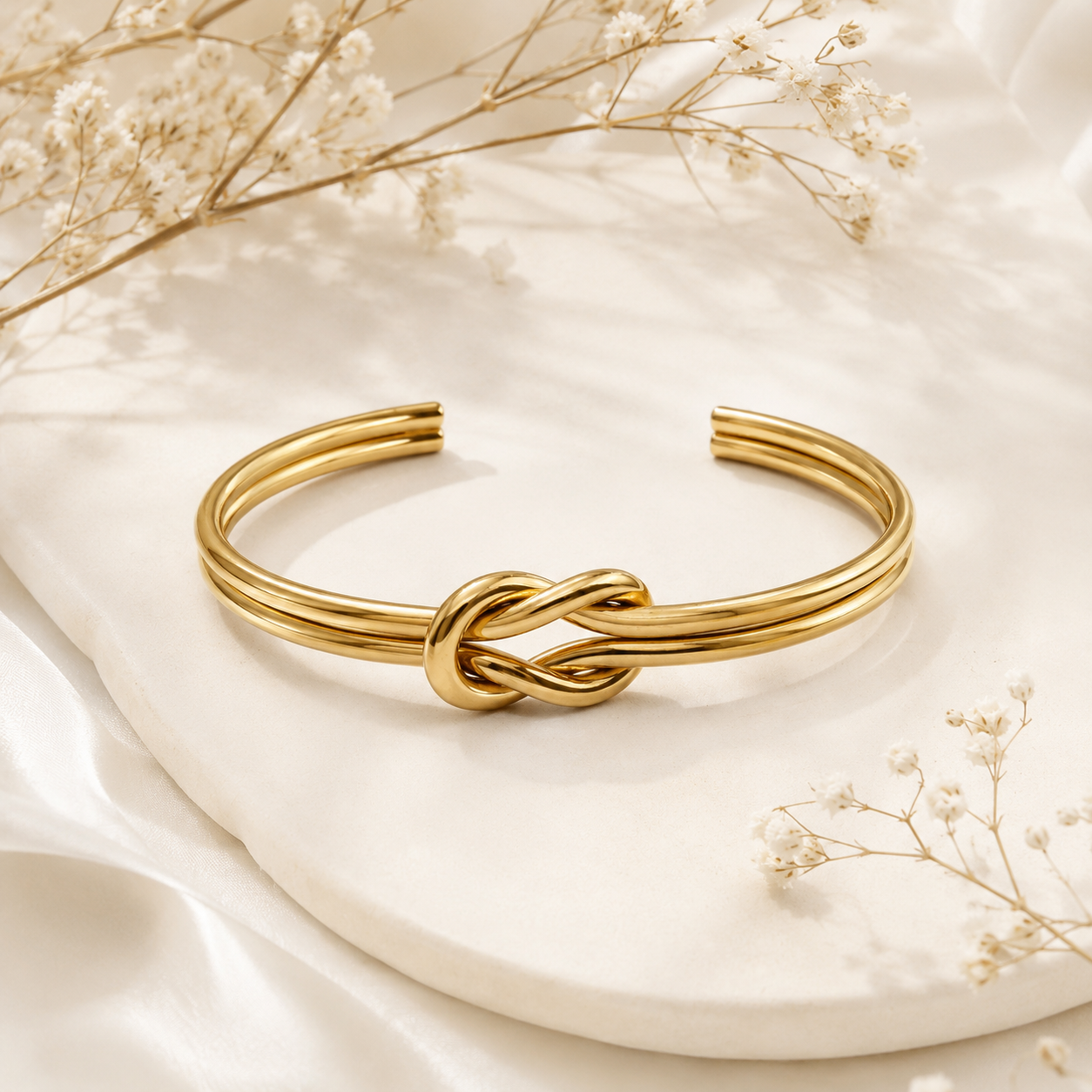 Infinity Knot Cuff Bracelet