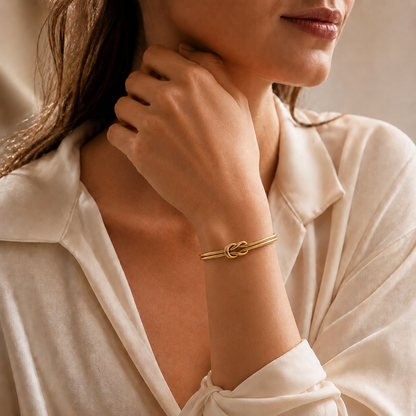 Infinity Knot Cuff Bracelet