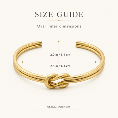 Infinity Knot Cuff Bracelet