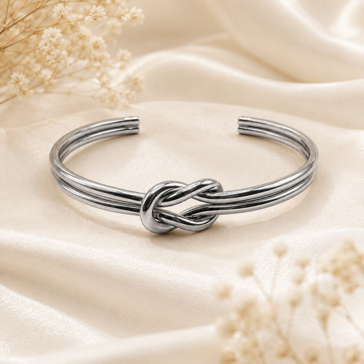 Infinity Knot Cuff Bracelet