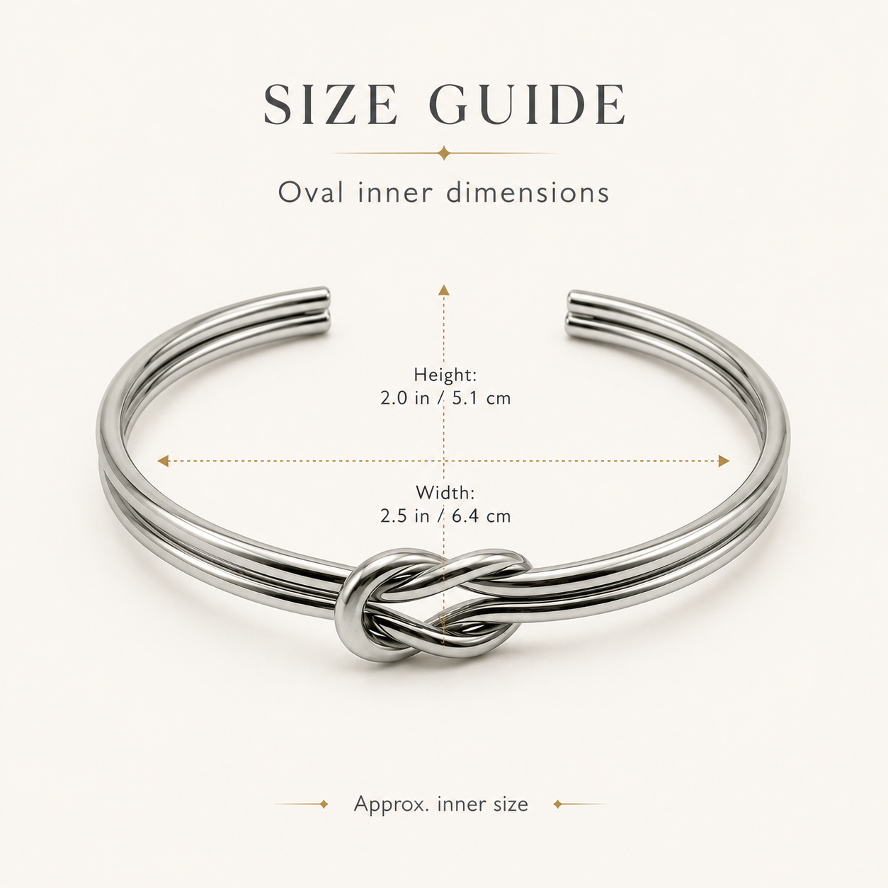 Infinity Knot Cuff Bracelet