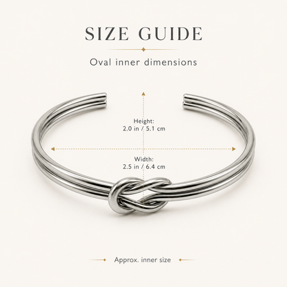 Infinity Knot Cuff Bracelet
