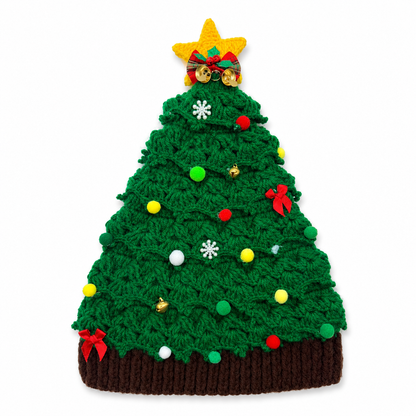Kids Handmade X’Mas Tree Crochet Hat