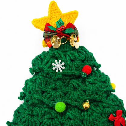 Kids Handmade X’Mas Tree Crochet Hat