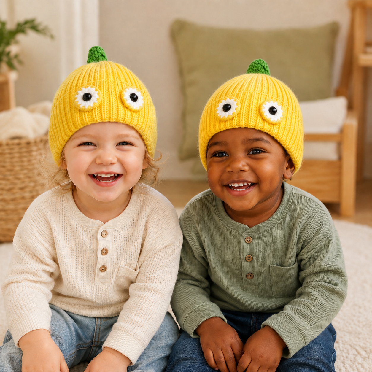Little Dinosaur Cozy Knit Hat