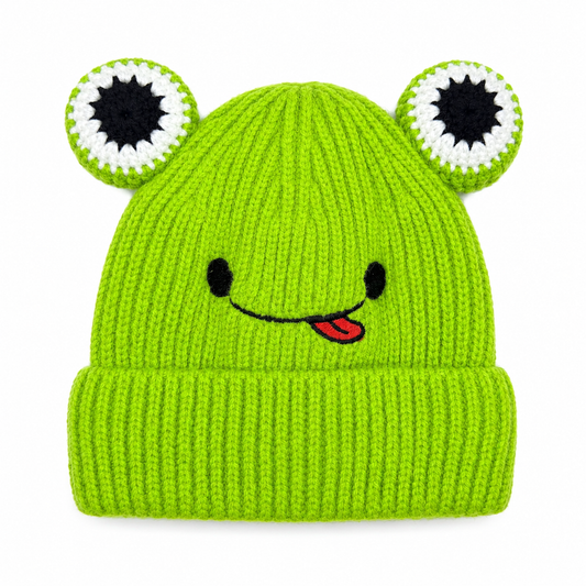 Little Frog Cozy Knit Hat
