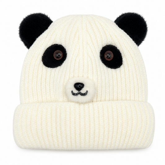 Little Panda Cozy Knit Hat