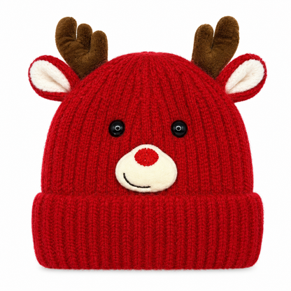 Little Reindeer Cozy Knit Hat