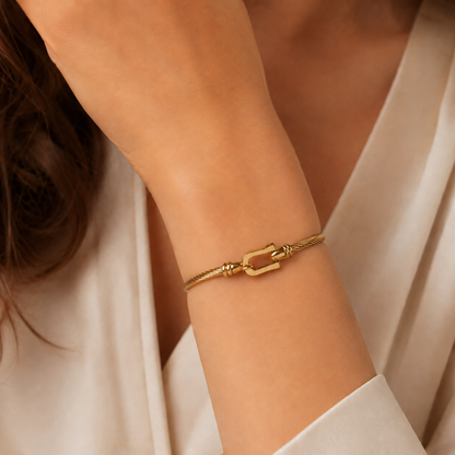 Marina Cable Clasp Bangle