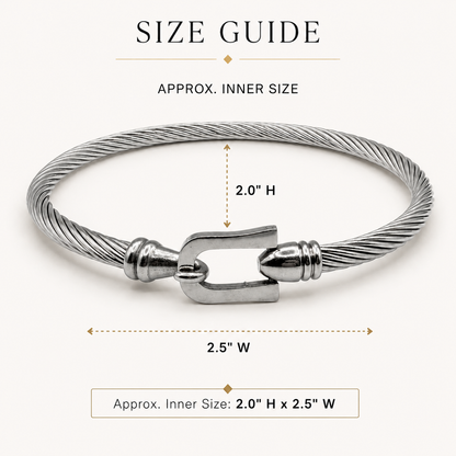 Marina Cable Clasp Bangle