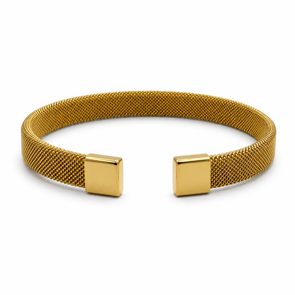 Modern Mesh Cuff Bracelet