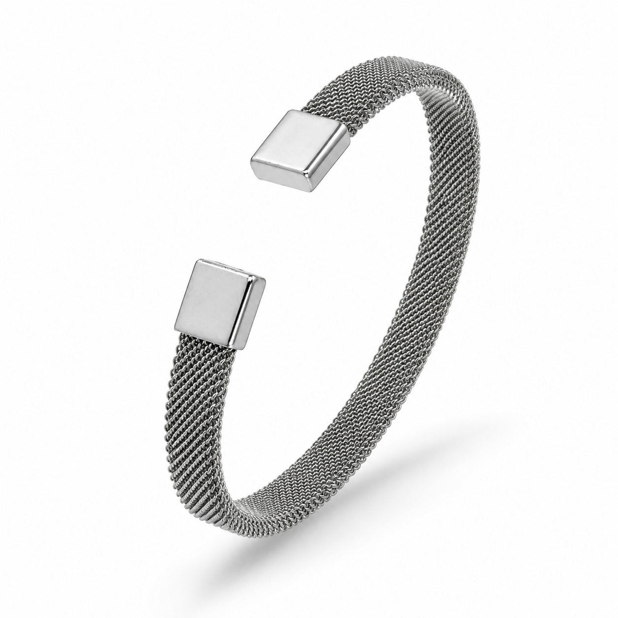 Modern Mesh Cuff Bracelet