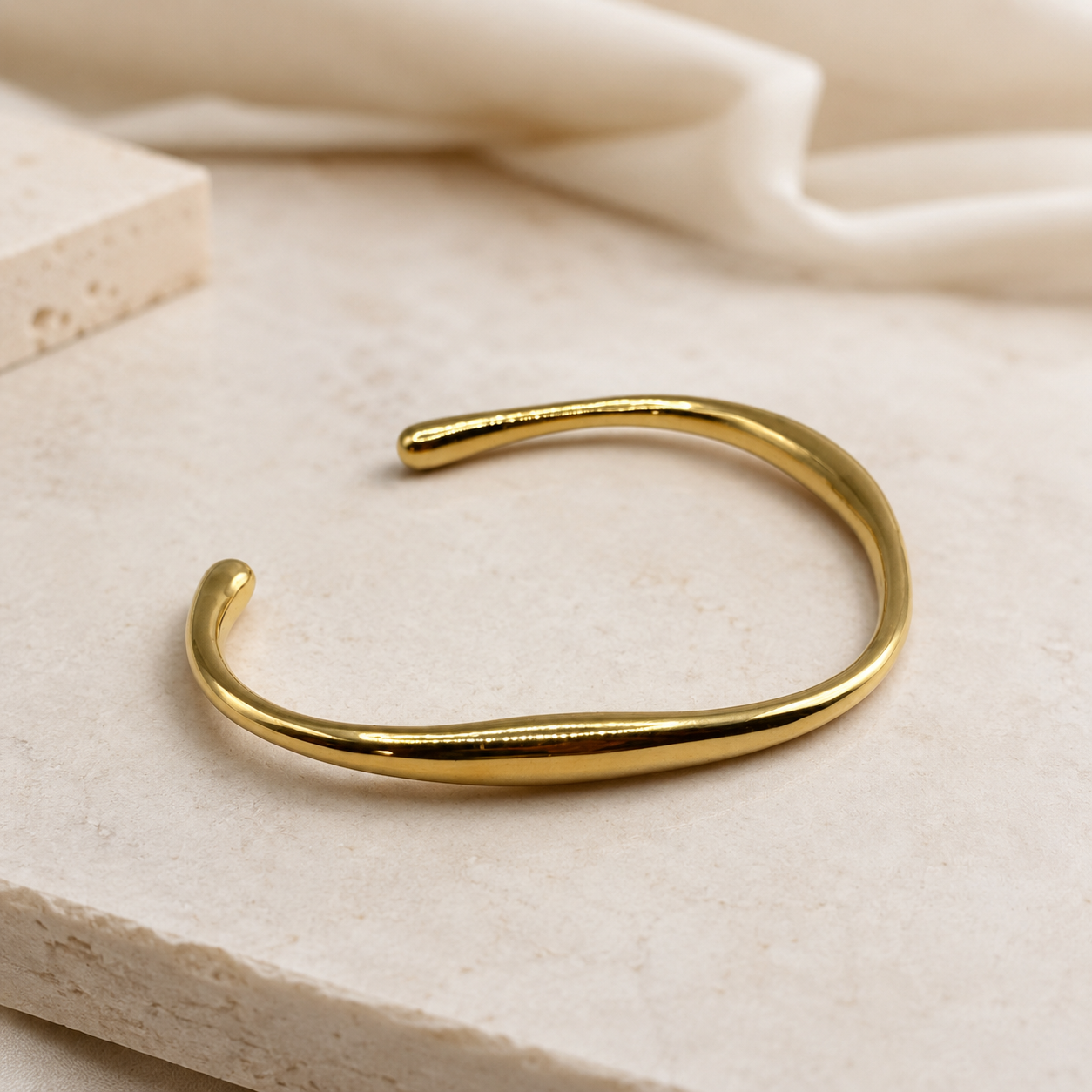 Modern Rectangle Cuff Bracelet