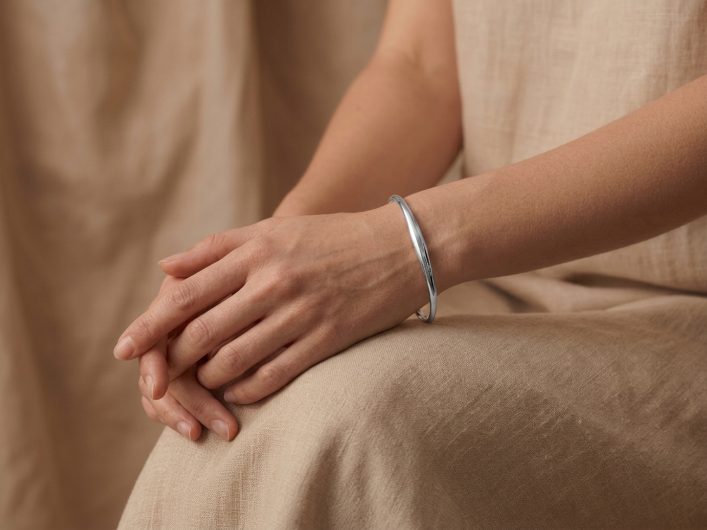 Modern Rectangle Cuff Bracelet