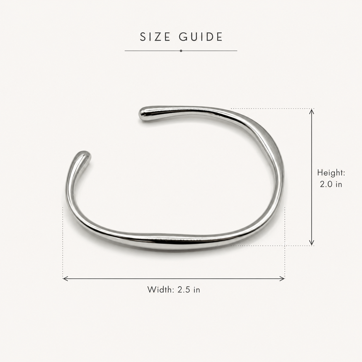 Modern Rectangle Cuff Bracelet