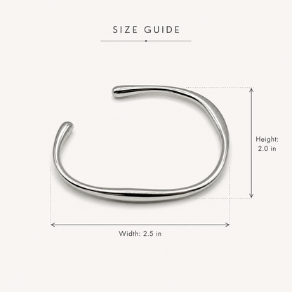 Modern Rectangle Cuff Bracelet