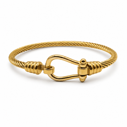 Nautical Cable Clasp Bangle
