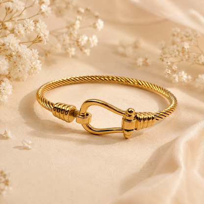 Nautical Cable Clasp Bangle