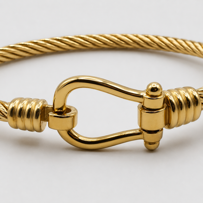 Nautical Cable Clasp Bangle