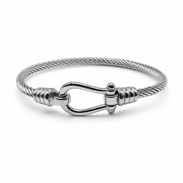 Nautical Cable Clasp Bangle