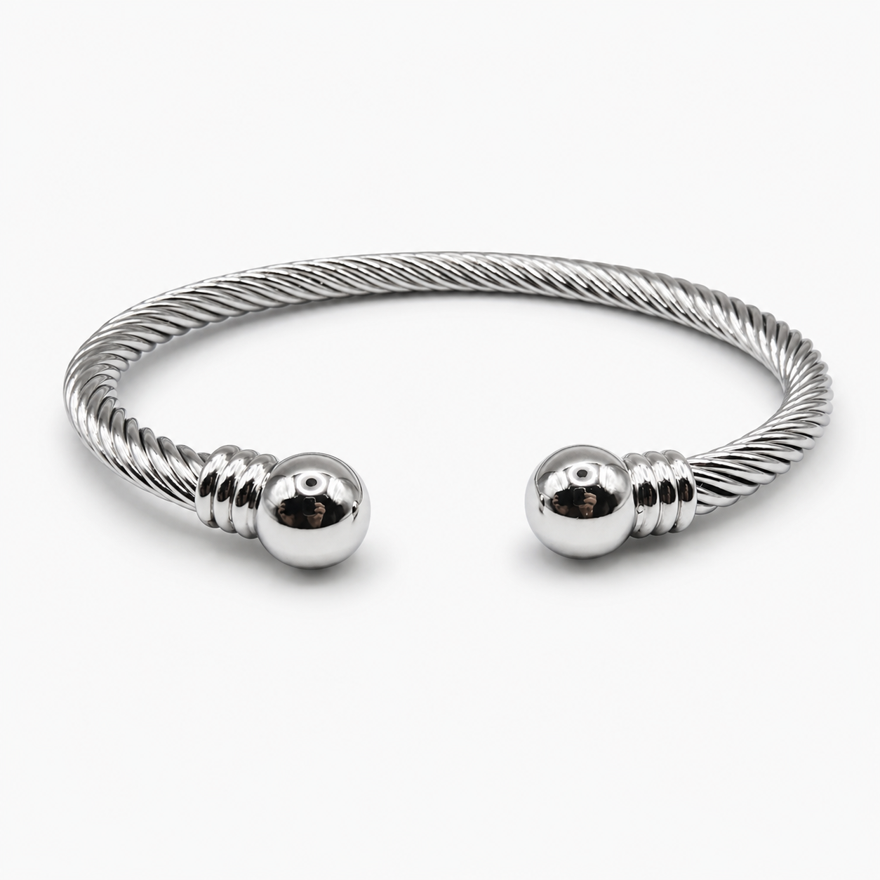 Twisted Cable Ball Cuff