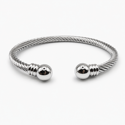 Twisted Cable Ball Cuff