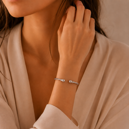 Twisted Cable Ball Cuff