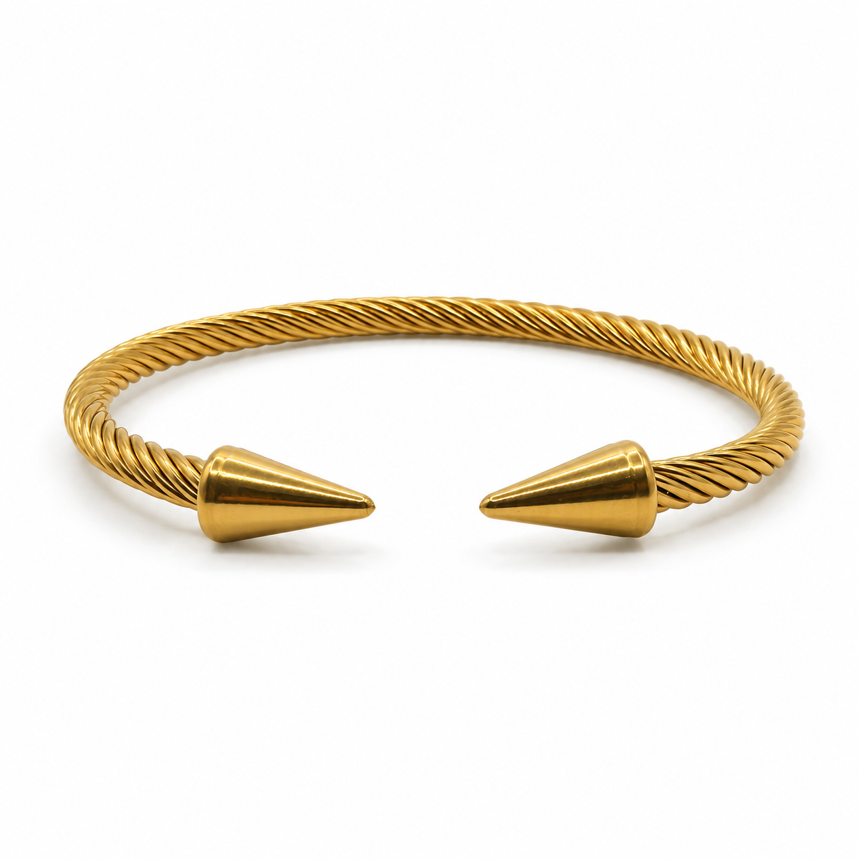 Twisted Spike Cuff Bracelet