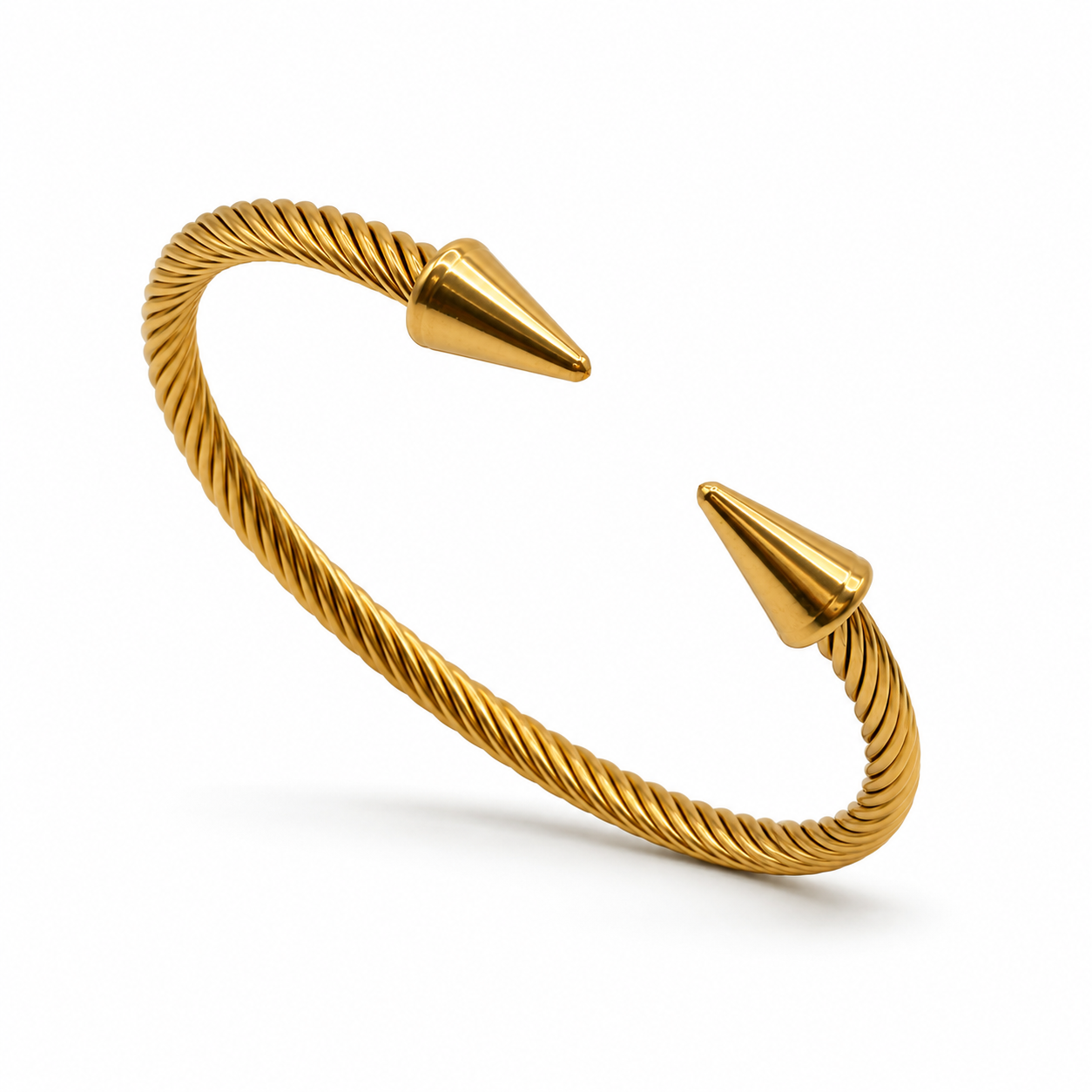 Twisted Spike Cuff Bracelet