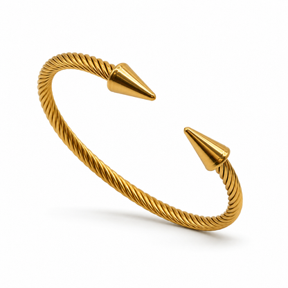 Twisted Spike Cuff Bracelet