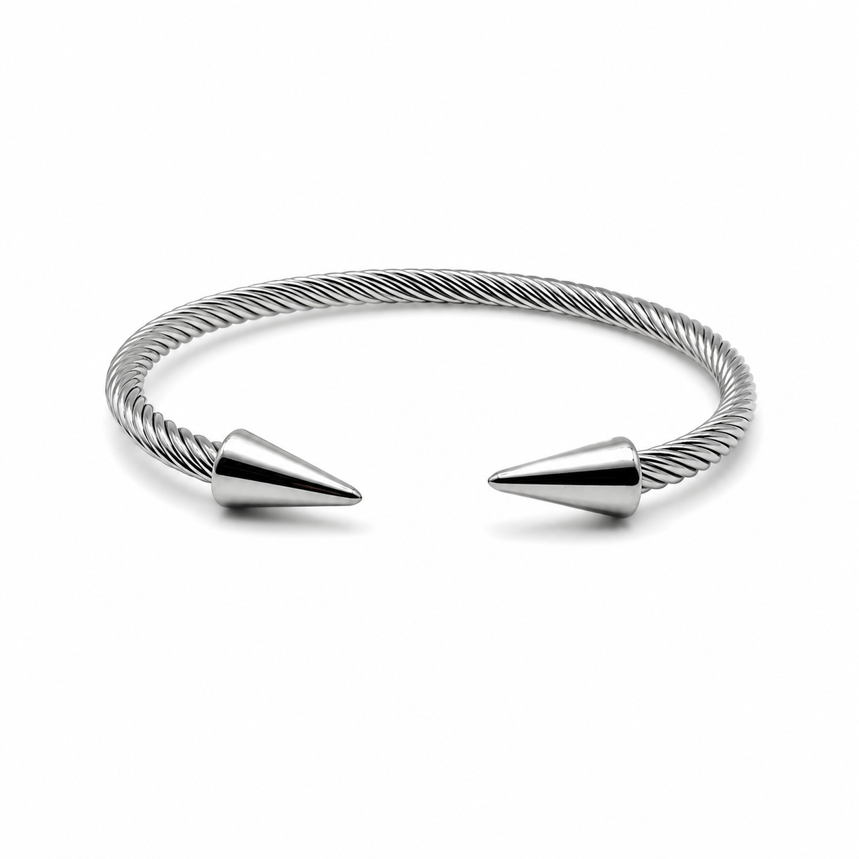 Twisted Spike Cuff Bracelet