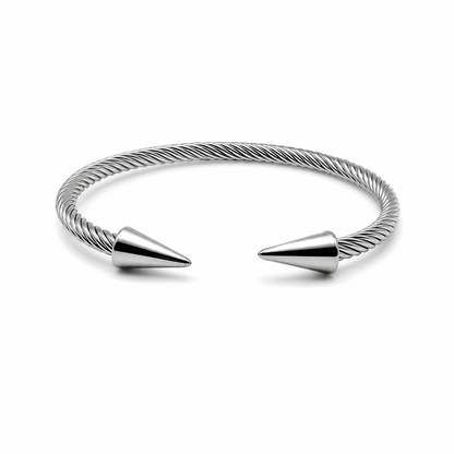Twisted Spike Cuff Bracelet