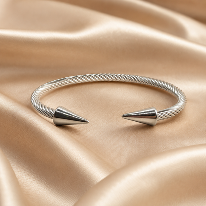 Twisted Spike Cuff Bracelet