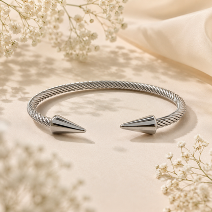 Twisted Spike Cuff Bracelet