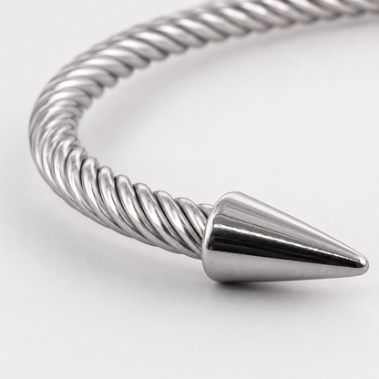 Twisted Spike Cuff Bracelet